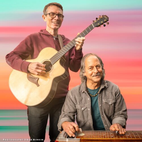 Duo blends a unique fusion of slack key and pedal steel guitar
